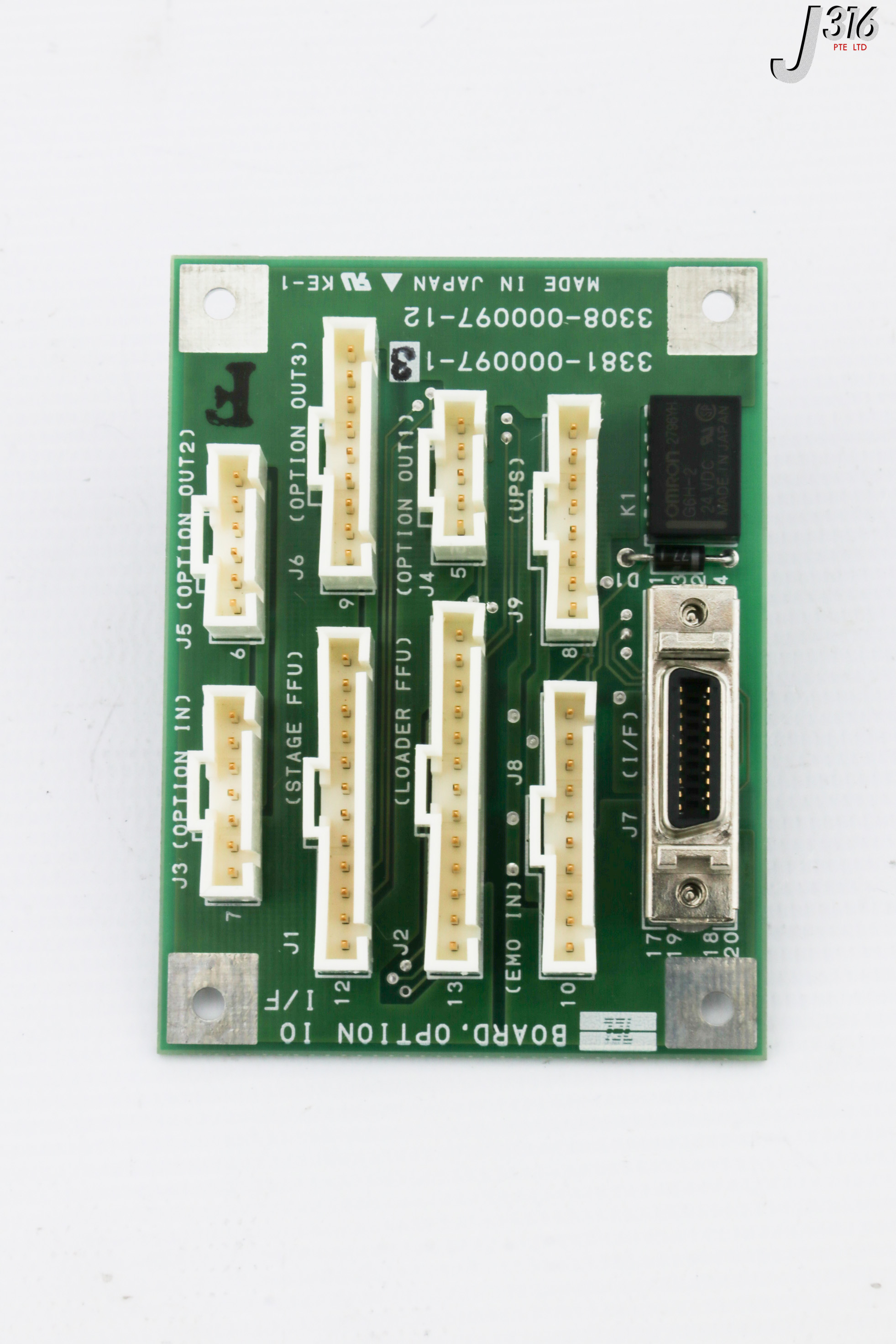 30033 TOKYO ELECTRON PCB, BOARD, OPTION IO I/F, 3308-000097-12 ...